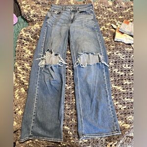 American Eagle Distressed flare  Jeans